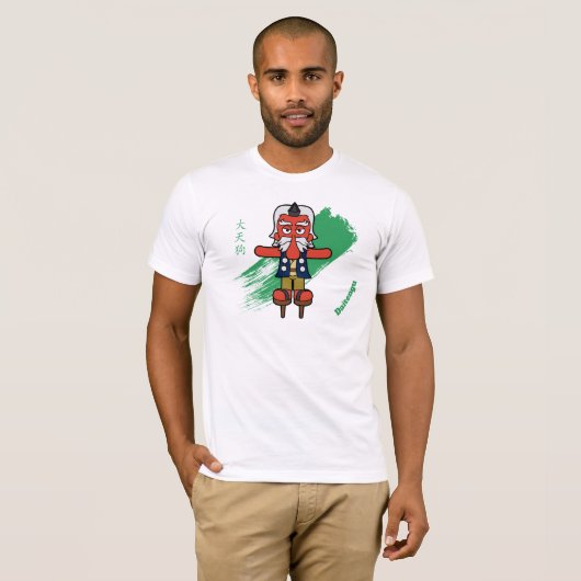 T-shirt Japon Grand Tengu Yokai (Devant entier)