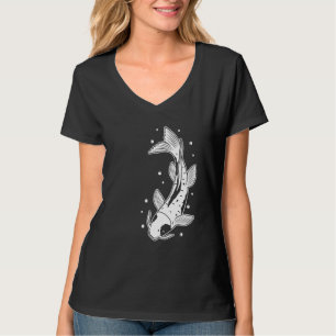 T-shirt Japon Koi Fish Retro Vintage amusant Japonais Carp