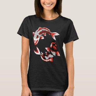T-shirt Japon Koi Japonais Poisson Fleur de Cerise 37