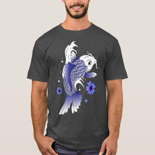 T-shirt Japon Koi Lovers Japonais Poisson Cerise Blossom20