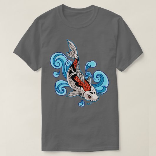 T-shirt Japon Koi poisson tatouage japonais (Design devant)