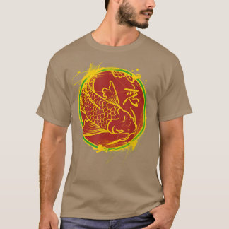 T-shirt Japon Koi poisson tatouage japonais527