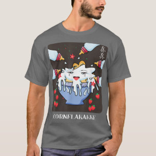 T-shirt Japon Manga Anime naughty Pun Foodie Otaku Cornfla
