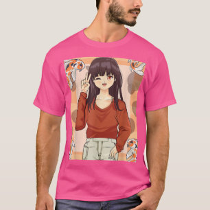 T-shirt Japon Masque Anime Kitsune Style Samurai Oni Katan