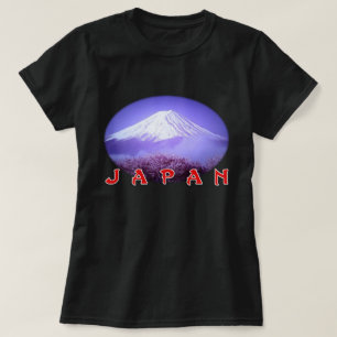 T-shirt Japon Mont Fuji stylisé
