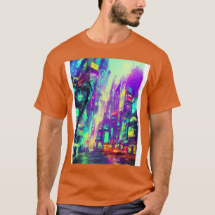 T-shirt Japon Neon City Lumières 5