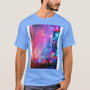 T-shirt Japon Neon Ville Lumières 7