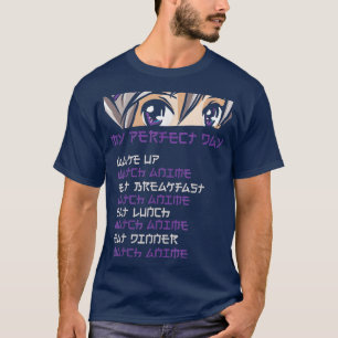 T-shirt Japon Otaku Mon Anime De Jour Parfait À Regarder T
