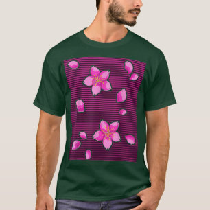 T-shirt Japon Sakura Flower Blossom 80s Vaporwave Cherry B