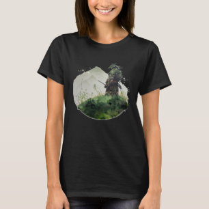 T-shirt Japon Samouraï Rétro Épée Vintage Guerrier Japonai