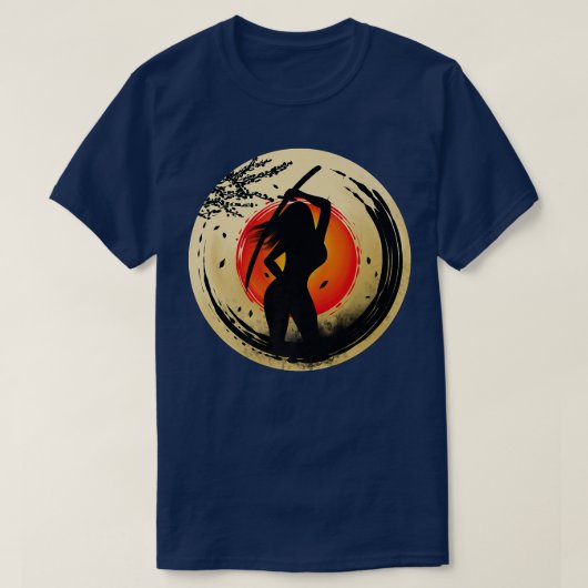 T-shirt Japon Samurai guerrier (Design devant)