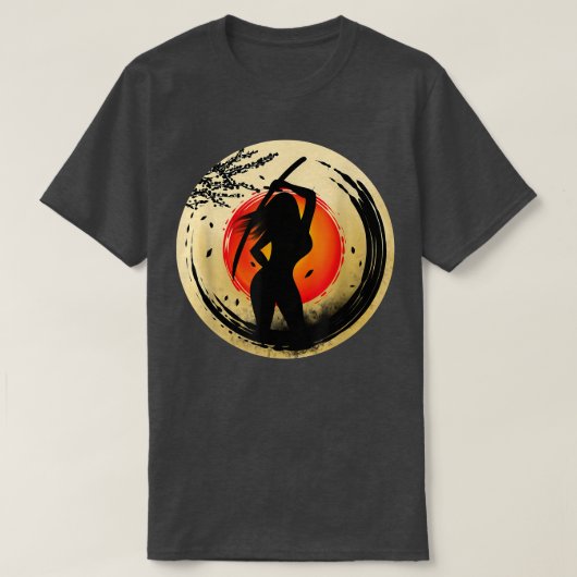 T-shirt Japon Samurai Warrior572 (Design devant)