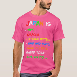 T-shirt Japon : Sushi Karaoke Anime Kawaii Culture Judo