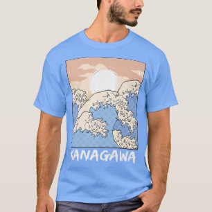 T-shirt Japon vintage Grande vague
