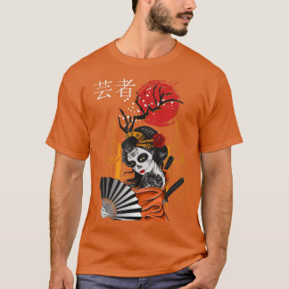 T-shirt Japon Zombie Anime Otaku Grunge Rétro Tokyo Kanji