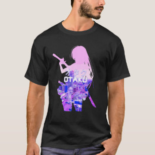 T-shirt Japonais Anime Girl Ville Paysage urbain Japon Tok
