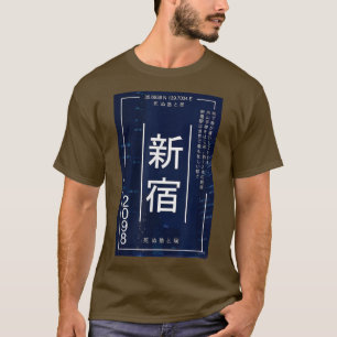 T-shirt Japonais Cyberpunk Tokyo Streetwear Vaporwave Aest
