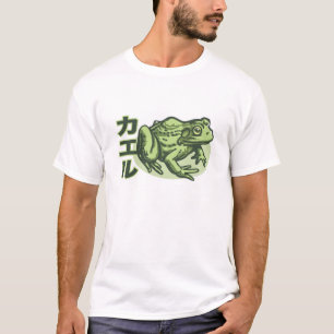 T-shirt japonais de grenouille