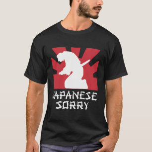 T-shirt Japonais Désolé Funny Sarcasm - Harakiri Graphic S