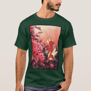 T-shirt Japonais Fleur Sakura Fleur Sakura Fleur W Fleur F