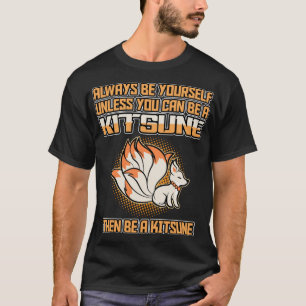 T-shirt Japonais Fox mte drôle Anime Kawaii Kitsune Kami