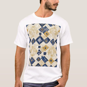 T-Shirt Japonais Géométrique