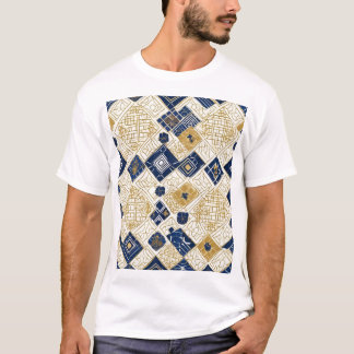 T-Shirt Japonais Géométrique