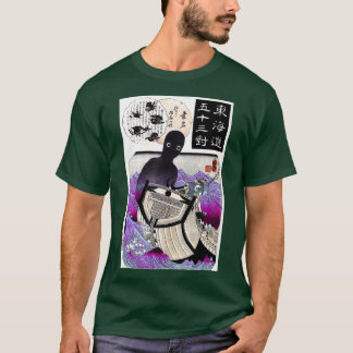 T-shirt Japonais horreur harajuku mer pastel goth art emo