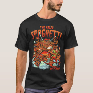T-shirt Japonais Kaiju Spaghetti Monster Anime B Film Foo
