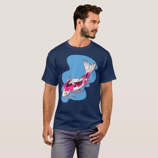 T-shirt Japonais Koi Fish Premium (Devant entier)