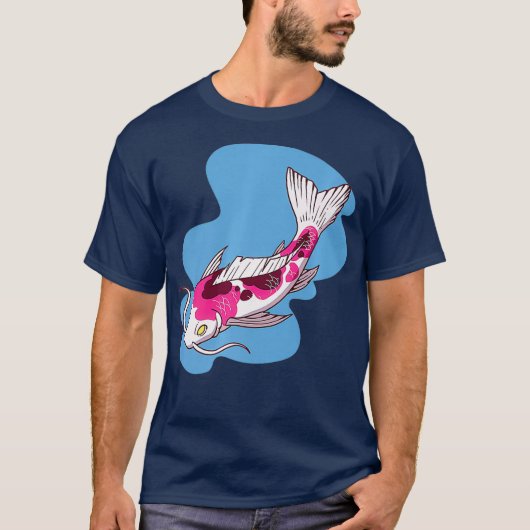 T-shirt Japonais Koi Fish Premium (Devant)