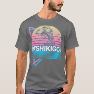 T-shirt Japonais Koi Poisson Carp Nishikigoi Japon Retro C