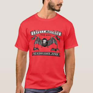 T-shirt Japonais La Sécurité Correspond À Art Bats