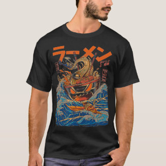 T-shirt Japonais le Grand Ramen au large de Kanagawa Class