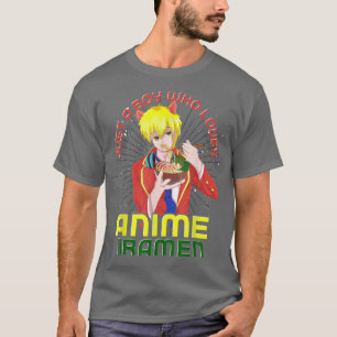 T-shirt Japonais Manga Otaku Garçons Ramen nouilles Japon