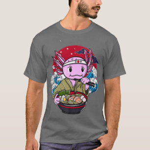 T-shirt Japonais ramen nouilles anime japonaise aolotl wa