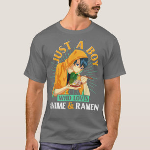 T-shirt Japonais Ramen nouilles garçons Anime Otaku Japon