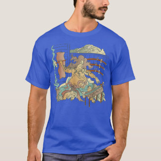T-shirt Japonais Rétro Samurai Guerrier forgeron