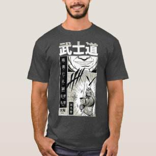 T-shirt Japonais Samurai avec Kanji - Cool Japon Manga Com