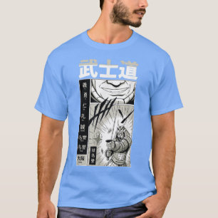 T-shirt Japonais Samurai avec Kanji - Cool Japon Manga Com