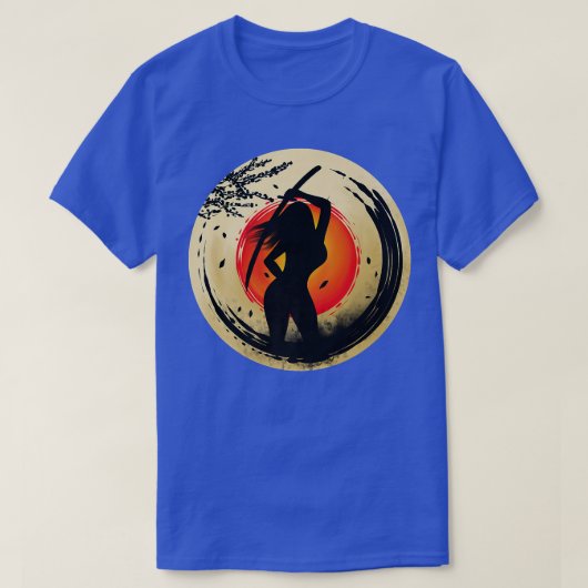 T-shirt Japonais Samurai Bushido Code cadeau  (Design devant)