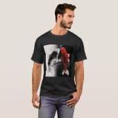 T-shirt Japonais Samurai esthétique Koi Poisson (Devant entier)