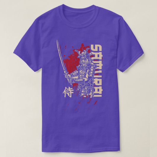 T-shirt Japonais Samurai Fighter For Japan Fans Premium T- (Design devant)