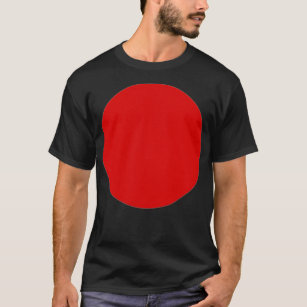 T-shirt Japonais soleil rouge Japon logo armoiries Zen ras