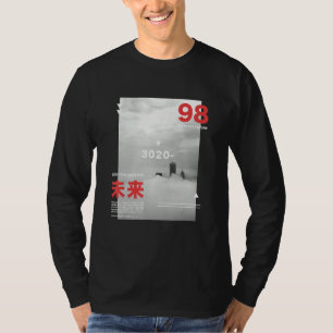 T-shirt Japonais Street Cyberpunk Tokyo Streetwear Aesthet