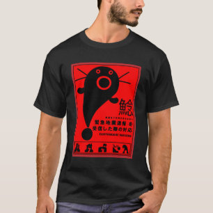 T-Shirt japonais sur la mythologie du séisme