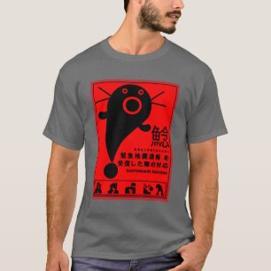 T-Shirt japonais sur la mythologie du séisme