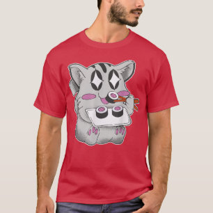 T-shirt Japonais Sushi Cat Kawaii Manga Anime Japon Graphi