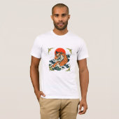 T-shirt japonais Tiger | Ukiyo-e Samurai Art (Devant entier)