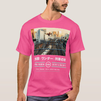 T-shirt Japonais Tokyo Art esthétique Strewear Plan de rét